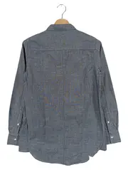 Vorschaubild 2 von Herren Freizeithemd Grau Klassisch Vintage Gr. 44/XS Baumwolle