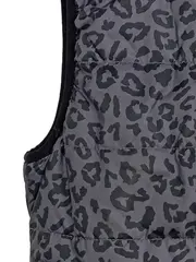 Vorschaubild 5 von Kinder Steppweste Wendeweste Leo-Print Mehrfarbig Gr. 140