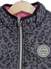 Vorschaubild 4 von Kinder Steppweste Wendeweste Leo-Print Mehrfarbig Gr. 140