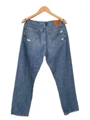 Vorschaubild 2 von 501 Destroyed Jeans Damen W29/L26 Blau Vintage Baumwolle