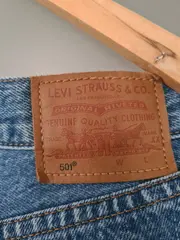 Vorschaubild 3 von 501 Destroyed Jeans Damen W29/L26 Blau Vintage Baumwolle