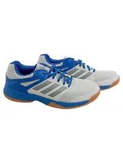Vorschaubild 1 von Speedcourt Herren Hallenschuhe Gr. 42 Weiß Blau Sportschuhe