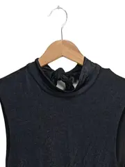 Vorschaubild 3 von Damen Kleid Gr. S Grau Meliert Schleife Elegant Jersey