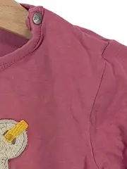 Vorschaubild 3 von Kinder Langarmshirt Gr. 74 Rosa Teddybär Applikation Casual
