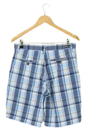Vorschaubild 2 von Herren Shorts Gr. 30 Blau Kariert Casual Preppy Baumwolle
