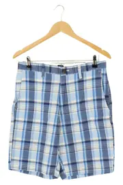Vorschaubild 1 von Herren Shorts Gr. 30 Blau Kariert Casual Preppy Baumwolle