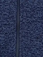 Vorschaubild 4 von Damen Fleecejacke Gr. 38 M Blau Sportlich Kapuze Reißverschluss