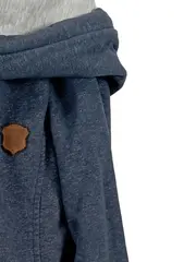 Vorschaubild 5 von Damen Hoodie Kleid Blau Gr. 34/XS Casual Freizeit