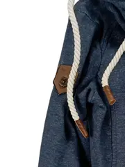 Vorschaubild 3 von Damen Hoodie Kleid Blau Gr. 34/XS Casual Freizeit