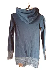 Vorschaubild 2 von Damen Hoodie Kleid Blau Gr. 34/XS Casual Freizeit