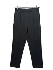 Vorschaubild 1 von Damen Stoffhose Gr. 36 Schwarz Casual Modern Glitzerstreifen