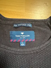 Vorschaubild 3 von Kinder Pullover Gr. 164 Blau Strukturmuster Strick Freizeit