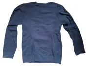 Vorschaubild 2 von Kinder Pullover Gr. 164 Blau Strukturmuster Strick Freizeit