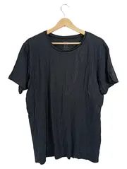 Vorschaubild 1 von Herren T-Shirt Schwarz Gr. 52/XL Casual Baumwolle