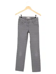 Vorschaubild 1 von Kinder Jeans Slim Fit Hose Grau Gr. 164 Grafisches Muster
