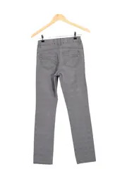 Vorschaubild 2 von Kinder Jeans Slim Fit Hose Grau Gr. 164 Grafisches Muster