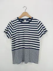 Vorschaubild 2 von Damen T-Shirt Gestreift Gr. 38/M Baumwolle
