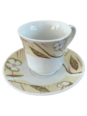 ROYAL LEAF Espressotasse mit Unterteller