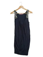 Vorschaubild 1 von EDC Damen Top Gr. 40/L Schwarz Casual mit Pailletten