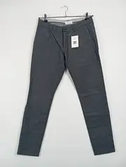 Vorschaubild 2 von Herren Stoffhose Grau Gr. 32 Casual