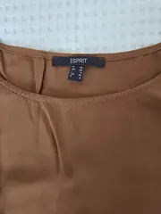 Vorschaubild 3 von Damen T-Shirt Gr. 34/XS Braun Casual Viskose Halbarm