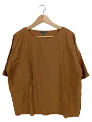 Vorschaubild 1 von Damen T-Shirt Gr. 34/XS Braun Casual Viskose Halbarm