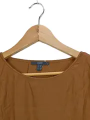 Vorschaubild 4 von Damen T-Shirt Gr. 34/XS Braun Casual Viskose Halbarm