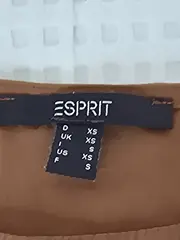 Vorschaubild 5 von Damen T-Shirt Gr. 34/XS Braun Casual Viskose Halbarm