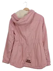 Vorschaubild 2 von Damen Winterjacke Steppjacke Kapuze Rosa Gr. M Teddyfutter