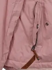 Vorschaubild 4 von Damen Winterjacke Steppjacke Kapuze Rosa Gr. M Teddyfutter