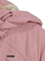 Vorschaubild 3 von Damen Winterjacke Steppjacke Kapuze Rosa Gr. M Teddyfutter