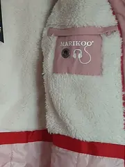 Vorschaubild 7 von Damen Winterjacke Steppjacke Kapuze Rosa Gr. M Teddyfutter