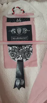 Vorschaubild 6 von Damen Winterjacke Steppjacke Kapuze Rosa Gr. M Teddyfutter