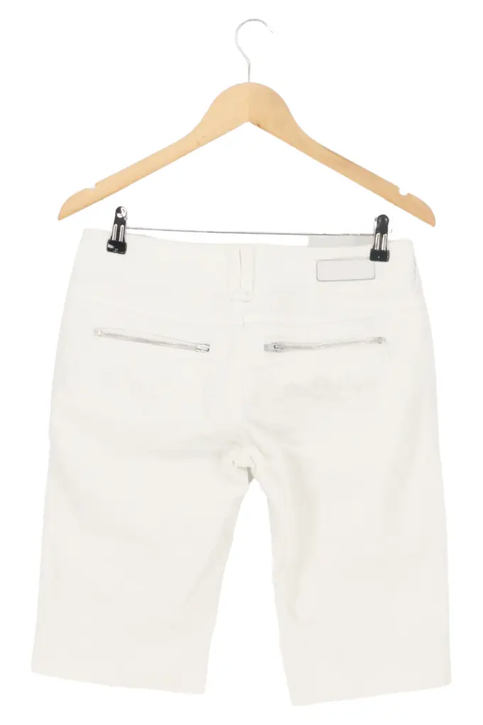 VERO Damen Jeans Shorts W29 Weiß Casual Kurze Hose