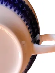 Vorschaubild 4 von Thomas Germany Suppentasse mit Henkel Porzellan Blau Weiß Klassisch