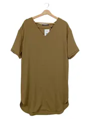Vorschaubild 1 von Damen T-Shirt Gr. 34/XS Oliv Casual Modern