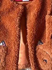 Vorschaubild 5 von Rachel Ashwell Shabby Chic Fellweste mit Mütze Fuchs Gr. 128 Orange