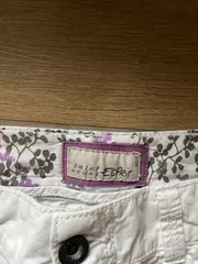 Vorschaubild 5 von Damen Cargohose Größe 44 Weiß Casual Baumwolle