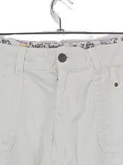 Vorschaubild 3 von Damen Cargohose Größe 44 Weiß Casual Baumwolle