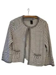 Vorschaubild 1 von BEST CONNECTIONS Strickjacke Damen 42/XL Casual Mehrfarbig Gestreift