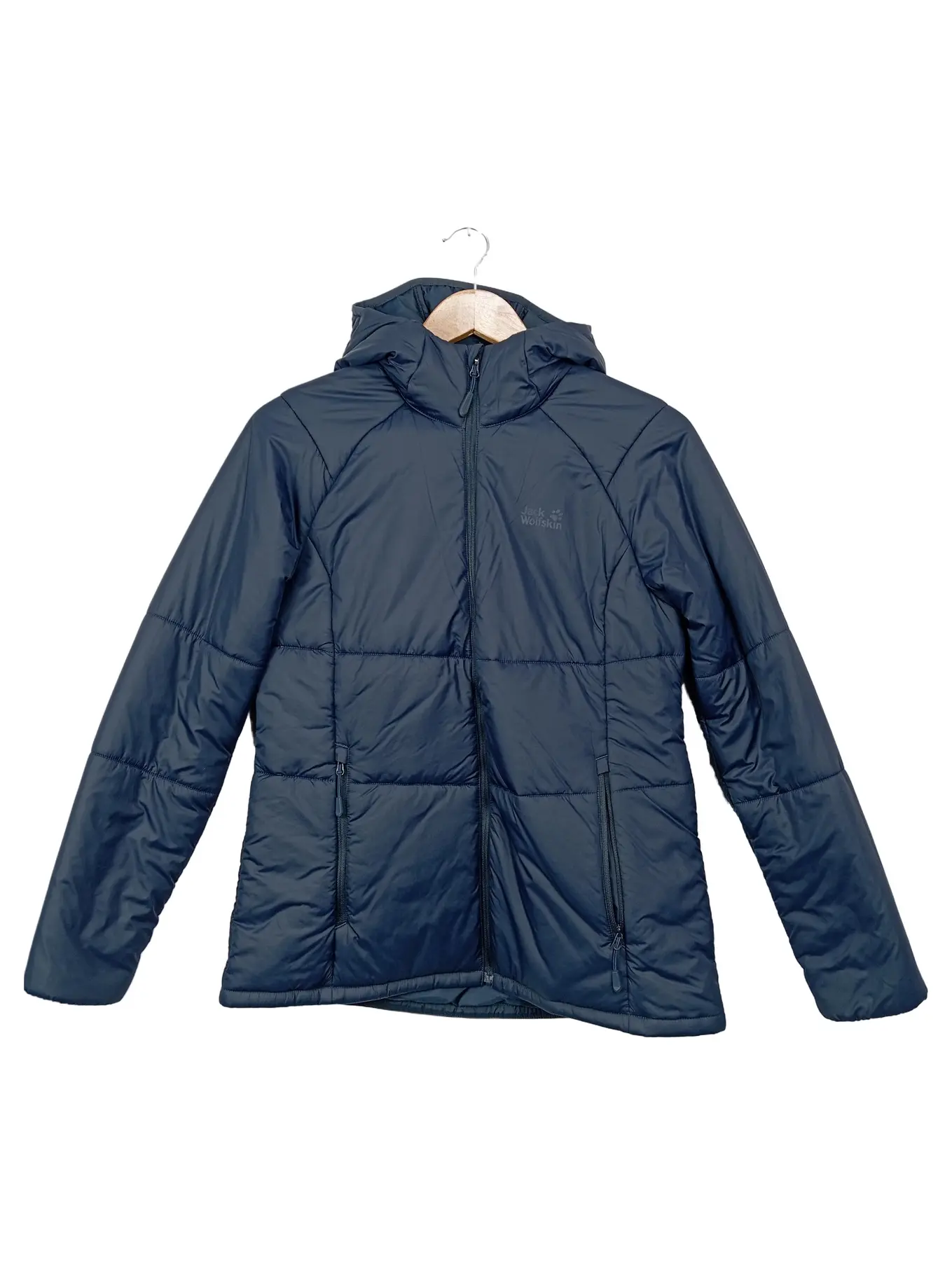 JACK WOLFSKIN Damen Steppjacke Gr. 36/S Blau Casual Sportlich Outdoor