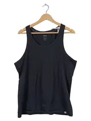 Vorschaubild 1 von Herren Tanktop Unterhemd Schwarz Gr. L 100% Baumwolle Basic