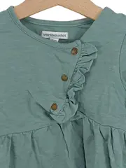 Vorschaubild 3 von Mädchen Freizeitkleid Gr. 80 Grün Casual Baumwolle