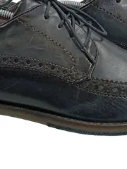Vorschaubild 2 von Herren Schnürschuhe Brogue Gr. 42 Schwarz Klassisch Business