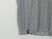 Vorschaubild 4 von Damen T-Shirt Grau Grafik Muster Gr. 38/M Casual Baumwolle