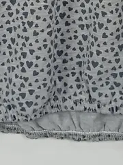 Vorschaubild 7 von Damen T-Shirt Grau Grafik Muster Gr. 38/M Casual Baumwolle