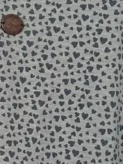 Vorschaubild 5 von Damen T-Shirt Grau Grafik Muster Gr. 38/M Casual Baumwolle