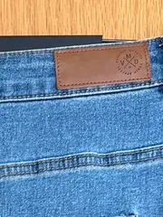 Vorschaubild 4 von Damen Jeansrock Blau Gr. 42/XL Casual Midirock Baumwolle