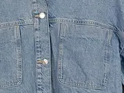 Vorschaubild 4 von Damen Jeansjacke Gr. 34/XS Blau Casual Baumwolle