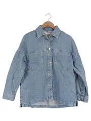 Vorschaubild 1 von Damen Jeansjacke Gr. 34/XS Blau Casual Baumwolle